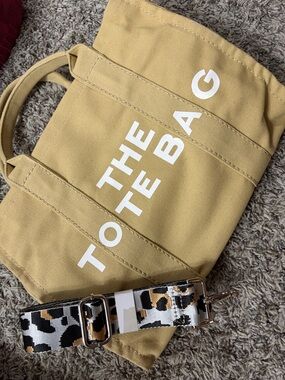 Canvas Tote Bag in Mustard Yellow by